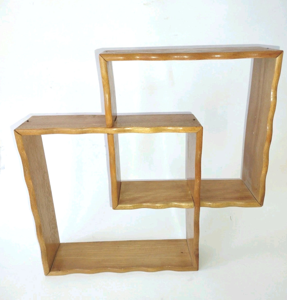 Vintage Mid Century Wall Decor Americana Western rustic Wooden display